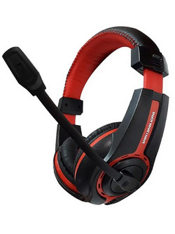 Havit H2116D Gaming Headset Over Ear Black Red