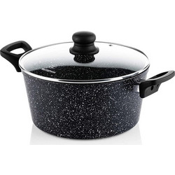 Westinghouse Black Marble Κατσαρόλα Αλουμινίου Επίστρωση Πέτρας 24cm