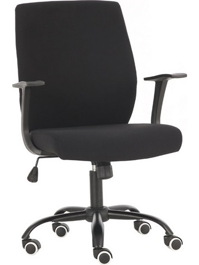 Woodwell BF3900 Καρέκλα Γραφείου με Ανάκλιση Μαύρη EO524,1M