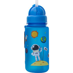 AlpinPro AlpinTec Kids Space Παιδικό Μπουκάλι Πλαστικό BPA Free με Καλαμάκι Μπλε 400ml
