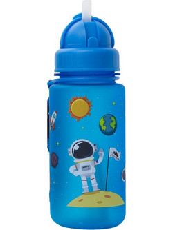 AlpinPro AlpinTec Kids Space Παιδικό Μπουκάλι Πλαστικό BPA Free με Καλαμάκι Μπλε 400ml