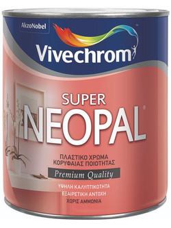 Vivechrom Super Neopal Πλαστικό Χρώμα Εσωτερικού Χώρου Κεραμιδί 23 0.375lt