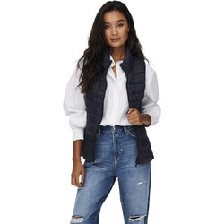 Only Claire Αμάνικο Γυναικείο Μπουφάν Κοντό Navy Μπλε 15225157