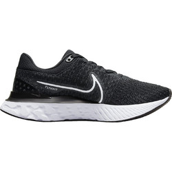 Nike React Infinity Run Flyknit 3 Γυναικεία Αθλητικά Παπούτσια για Τρέξιμο Μαύρα DD3024-001