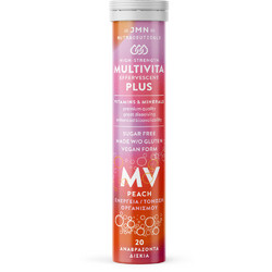 JMN Nutraceuticals Multivita Plus Peach 20 Αναβράζοντα Δισκία
