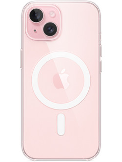 Apple Clear Case with MagSafe Back Cover Clear (iPhone 15)