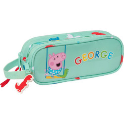 Safta Peppa Pig George Κασετίνα με 2 Θήκες Γαλάζια 812392513
