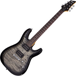 Schecter Guitars C-6 Plus Ηλεκτρική Κιθάρα ST Style με Μαγνήτες HH & Ταστιέρα Rosewood Charcoal Burst
