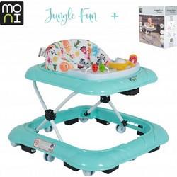 Moni Jungle Fun Plus Στράτα με Μουσική Πράσινη Mint
