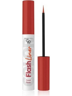Golden Rose Flash Liner 106 Coral Rose Colored Πινέλο Eyeliner