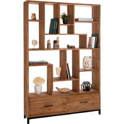 HomeMarkt Romulus Βιβλιοθήκη 140x30x210,5cm HM9803