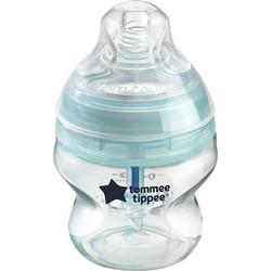 Tommee Tippee Advanced Πλαστικό Μπιμπερό με Θηλή Σιλικόνης κατά των Κολικών 0m+ Mint 150ml