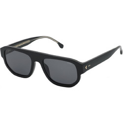 Lozza L4340 0700 Ανδρικά Γυαλιά Ηλίου Aviator Κοκάλινα Μαύρα με Μαύρο Polarized Φακό