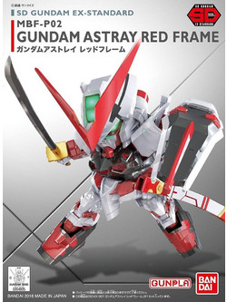 Bandai SD Gundam Ex-Standard Astray Red Frame