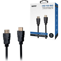 NOD Καλώδιο HDMI 2.1 HDMI Male to HDMI Male 5m Black
