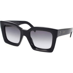 Celine CL40130I 01B Ανδρικά Γυαλιά Ηλίου Τετράγωνα Κοκάλινα Μαύρα με Μαύρο Degradee Φακό