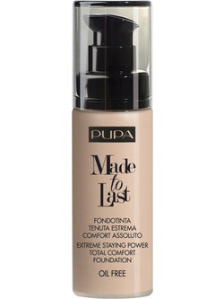 Pupa Made To Last 010 Porcelain Liquid Foundation SPF10 30ml