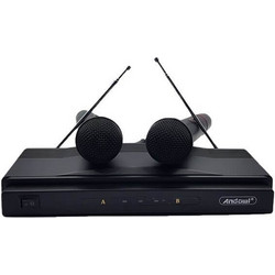 Andowl Q-MIC590 Σετ 2 Ασύρματα Μικρόφωνα Χειρός
