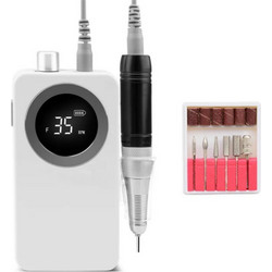 VKN-US808 Τροχός Νυχιών Μπαταρίας 35000rpm 25W Λευκός