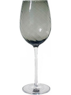 HFA Σετ Ποτήρια Νερού Γυάλινα Κολωνάτα Style Smokey Grey 640ml 6τμχ 5420212
