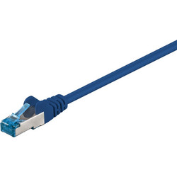 Goobay S/FTP Cat.6a Καλώδιο Δικτύου Ethernet 2m Blue