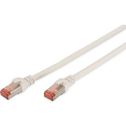 Digitus S/FTP Cat.6 Καλώδιο Δικτύου Ethernet 0.25m White 10τμχ