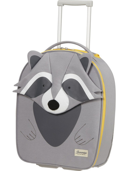 Samsonite Happy Sammies Eco Raccoon Remy Παιδική Βαλίτσα Καμπίνας 45x35.5x18cm με 2 Ρόδες Γκρι