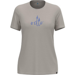 Odlo Γυναικείο Αθλητικό T-Shirt Γκρι 554301-10697