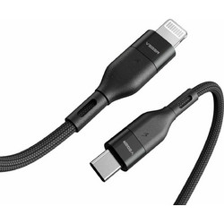 Veger CL01 Braided USB-C to Lightning Cable 1.2m Black 6970453554587