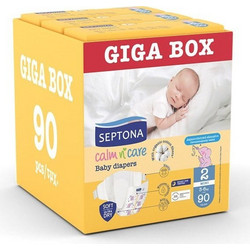 Septona Calm N' Care Mini Πάνες No2 3-6kg 90τμχ