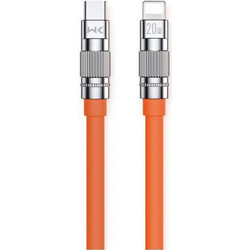 wekome WDC-187 Flat USB-C to Lightning Cable 1.2m Orange 6941027632918
