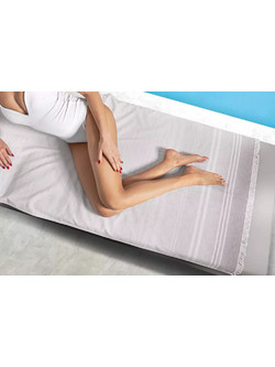 Guy Laroche Serenity Titanium Πετσέτα Θαλάσσης Μπεζ 90x180cm