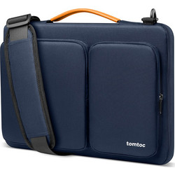 Tomtoc Defender Τσάντα Laptop Ώμου 14" Navy Blue