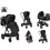 Cangaroo iClick Καρότσι Μωρού 2 σε 1 Black