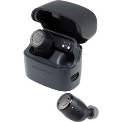 Audio Technica ATH-ANC300TW Ακουστικά Bluetooth In Ear Ανθεκτικά στο Νερό Black