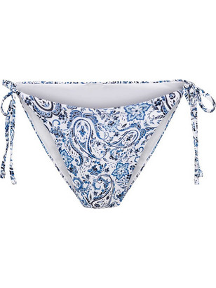 Only Bikini Slip Λευκό Μπλε 15314810
