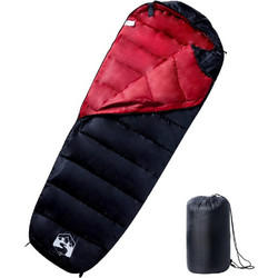 vidaXL Sleeping Bag Ημίδιπλο 3 Εποχών Κόκκινο 94470