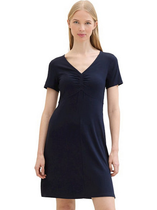 Tom Tailor Mini Καλοκαιρινό Καθημερινό Φόρεμα Navy Μπλε 1040362-10668