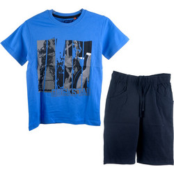 Losan Παιδικό Σετ για Αγόρι Καλοκαιρινό Royal Blue Navy Μπλε 213-8010AA