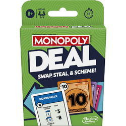 Hasbro Monopoly Deal Επιτραπέζιο Παιχνίδι 8+ Ετών για 2-5 Παίκτες