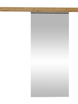 PoliHome Rubi I Πόρτα Εσωτερική Συρόμενη Laminate με Τζάμι Φυσική 77x205cm 162418829