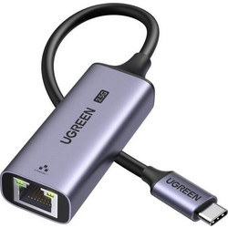 Ugreen 25052 Ενσύρματος Ethernet USB-C Αντάπτορας Δικτύου 2.5Gbps