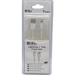 SGL DC5 USB-A to Lightning Cable 1m White 8222000099439