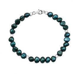 Silverline Γυναικείο Βραχιόλι από Ασήμι 925 με Πέρλα 0220027803