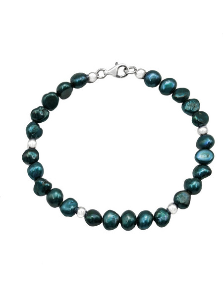 Silverline Γυναικείο Βραχιόλι από Ασήμι 925 με Πέρλα 0220027803