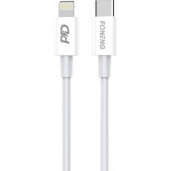 Foneng X31 USB-C to Lightning Cable 20W 1m White 6970462513964