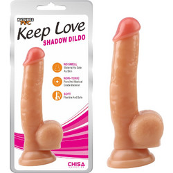 Chisa Novelties Keep Love Shadow Ρεαλιστικό Dildo με Βεντούζα & Όρχεις 22cm Flesh