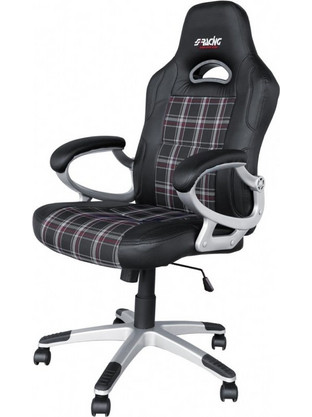 Simoni Racing Καρέκλα Gaming Δερματίνης Μαύρη SRSRS/CT