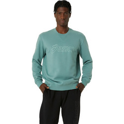 ASICS Sweatshirt Ανδρικό Αθλητικό Φούτερ με Κουκούλα Πράσινο Mint 2031E192-302
