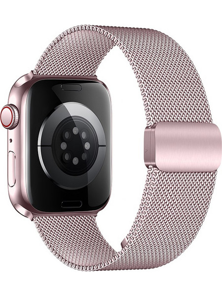 Hoco Watchband WA26 Λουράκι Μεταλλικό Pink (Apple Watch 42 / 44 / 45 / 49mm)